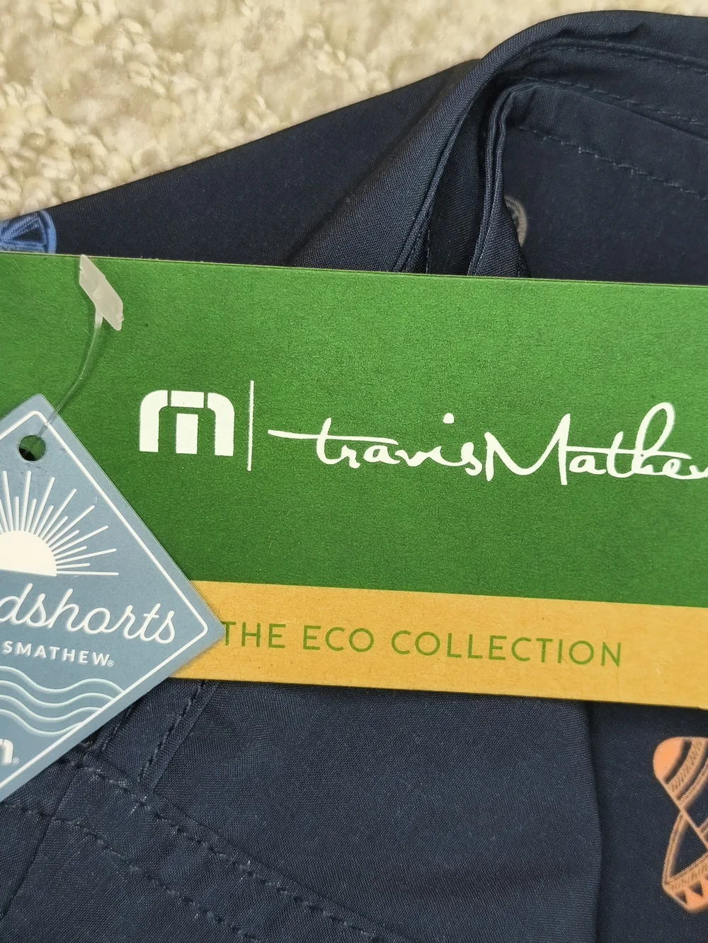 TravisMathew Sunset Mojito Boardshorts Men 34 NWT Blue Skull Tequila Swim Trunks